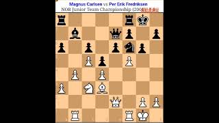 Magnus Carlsen vs Fredriksen Magnus Chess game Magnus all famous chess gamesMagnus best sacrifice [upl. by Asyen]