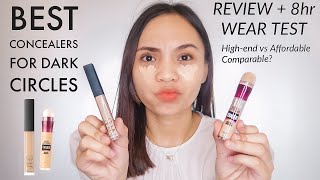 NARS Radiant Creamy Concealer vs Maybelline Instant Age Rewind REVIEW  WEAR TEST [upl. by Arval233]