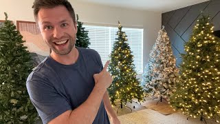 5 Best Christmas Trees On Amazon Nonsponsored Honest Christmas Tree Review [upl. by Akeihsat]