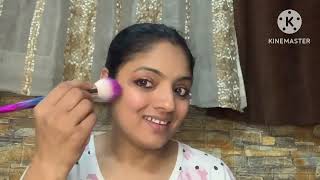 Navratri Garba makeup lookGRWM for garbanavratri specialchi amp chi vlogs [upl. by Ecnaled]