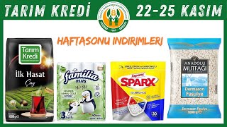 TARIM KREDİ HAFTASONU İNDİRİMLERİ ✅ 25 KASIMA KADAR GEÇERLİ MARKET FİYATLARI [upl. by Holt716]