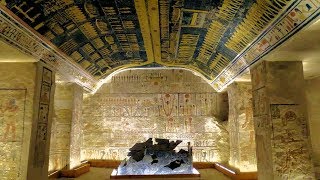 The tomb of Ramses V and VI in the Valley of the Kings Egypt [upl. by Otrebliw]