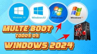 Windows 7 81 10 e 11 Atualizados 2024 Tudo em Um [upl. by Ynahirb871]