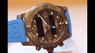 BREITLING SMARTWATCH REVIEW The Breitling Exospace B55 [upl. by Thorlie]