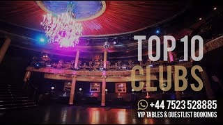 Top 10 Night Clubs in London [upl. by Euell591]