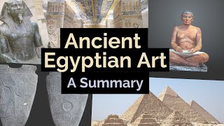 Ancient Egyptian Art History  Overview and Characteristics [upl. by Iruy]