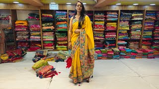 pashmina silk saree saree sarees silksaree pashmina [upl. by Arihppas]