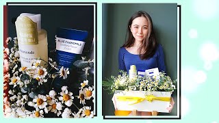 I Tried Mamonde Blue Chamomile Soothing Repair Cream amp Chamomile Pure Toner \\ JQLeeJQ [upl. by Yehsa]