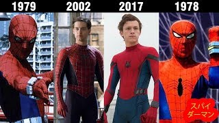 CRONOLOGÍA COMPLETA DE SPIDERMAN EN CINE Y TV 1967  2019 [upl. by Etnaik40]