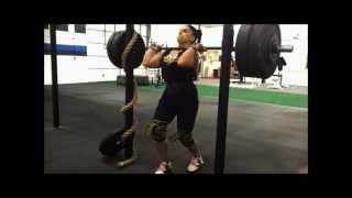 Kara Bohigian Smith 125kg275lb ATG Olympic Front Squat Workout  223 258 275 225x3 [upl. by Seyah419]