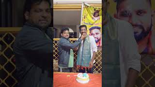 Youtuber Bowenpally Balaji Birthday Celebrations 😍 Bowenpally Mantri Sai Yadav Anna shorts [upl. by Woehick526]