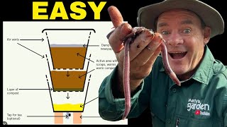 EASY BEGINNER Productive Worm Farm quotSTEP BY STEPquot [upl. by Illyes]