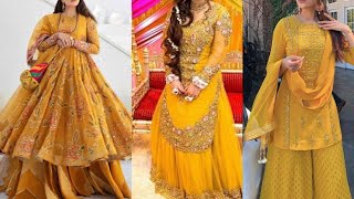 2024 💛Haldi Function Dress Ideas  Latest Party Wear Haldi Dress Designs 💛2024NewTrendingSuit [upl. by Trilbie173]