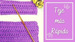 💜TIP PARA TEJER MAS RAPIDO A CROCHET [upl. by Annora893]