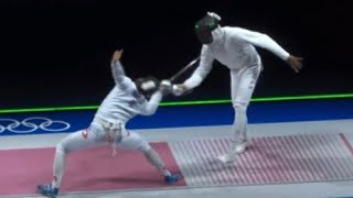 It Was No Getting Past His Defences🔥M NIGGELER🇨🇭v Y RAMIREZ 🇺🇸  T64 Tokyo Olympics Fencing [upl. by Carney959]