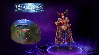 ALEXSTRASZA EN HANAMURA POTENCIANDO BUILD Q  Heroes of the Storm  QM [upl. by Avenej]