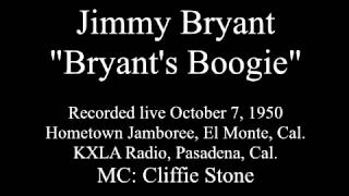 Jimmy Bryant quotBryants boogiequot live 1950 [upl. by Elyod]