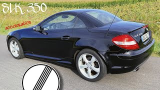 MERCEDESBENZ SLK 350 R171 ACCELERATION 0257 [upl. by Rubetta]