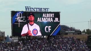 Chicago Cubs Starting Lineup 9162016 [upl. by Eolc]