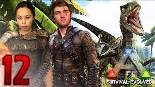 RAPTOR RUMBLE  Part 12  Ark Survival Evolved [upl. by Airamalegna]