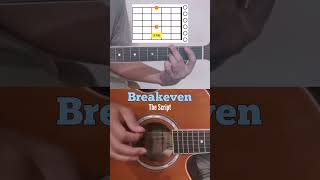 breakeven  the script guitartutorial bertsguitartutorials [upl. by Alberik877]