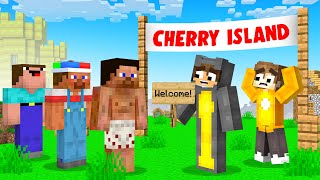 He Invited STRANGERS To Our Minecraft World Cherry Island [upl. by Rochkind]