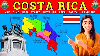 Costa Rica Geography Explained 🇨🇷  Provinces of Costa Rica  costarica [upl. by Euqina815]