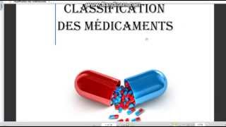 classification des medicaments  soon [upl. by Dene]