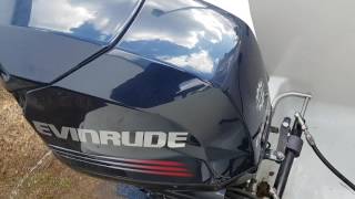 Evinrude 135 hp V6 2004 Direct Injection [upl. by Amitarp]