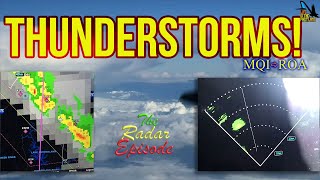 Piper Meridian P46T Manteo to Roanoke Radar vs Nexrad vs Stormscope Tstorm Avoidance Strategies [upl. by Eiruam]