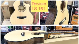 Thin body Acoustic guitar  Deviser  Price  Sound [upl. by Suirauqram]