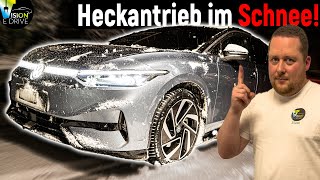 VW ID7 im Schnee  Ab wann ist der Griff zum GTX unumgänglich [upl. by Nesline]