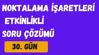 NOKTALAMA İŞARETLERİ SORU ÇÖZÜMÜ  TYT TÜRKÇE KAMPI 30 GÜN yks2025 tyttürkçe [upl. by Chris]