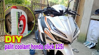 Paano mag palit ng coolant  HOW TO CHANGE COOLANT HONDA CLICK 125i [upl. by Aaron410]