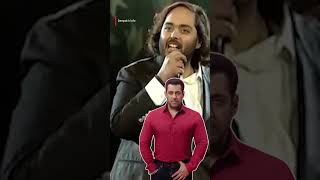 Anant Ambani ne Salman Ko sabak sikhaya salmankhan anantambani shortsvideos [upl. by Oiraved911]