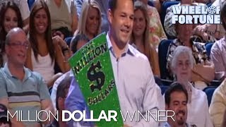 First Million Dollar Winner  Wheel of Fortune [upl. by Kinimod614]