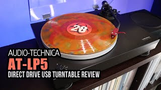 AudioTechnica ATLP5 Direct Turntable Full Review and Features  USB [upl. by Nylsor997]