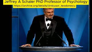 Jeffrey A Schaler PhD Professor of Psychology [upl. by Ijan]