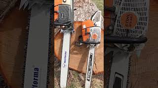 Holzfforma g888 36quot bar Stihl 661 28quot bar [upl. by Camilla55]