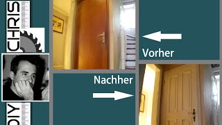 Zimmertür Umbau  aus alt machquotrichtig altquot Door renovation [upl. by Yrem]