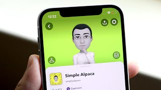 How To Remove 3D Bitmoji On Snapchat [upl. by Arotal]