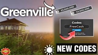 ALL NEW WORKING CODES FOR GREENVILLE CODES  GREENVILLE CODE 2024 ROBLOX [upl. by Argyle]