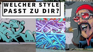 10 GRAFFITI STYLES in 9 Minuten erklärt [upl. by Lucian485]