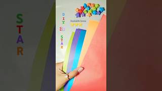 DIY 3D Star ⭐ How To Make 3D Lucky Star  shorts  diy  art  3d  how  youtubeshorts [upl. by Otrebmuh]