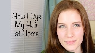 How I Dye My Hair At Home  John Frieda Precision Foam Hair Color [upl. by Alemahs]