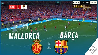 MALLORCA vs BARCELONA  La Liga 2324 • Simulación amp Predicción [upl. by Tahp]