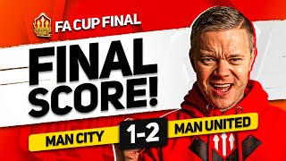 🏆 FA CUP WINNERS KEEP TEN HAG MANCHESTER UNITED 21 MAN CITY GOLDBRIDGE Reaction [upl. by Alphonso]