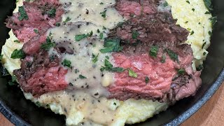 Grilled Bavette Steak with a Whiskey Cream Sauce [upl. by Ferguson706]