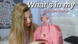 Whats in My Backpack  Fjallraven Kanken 15 inch review [upl. by Eidson]