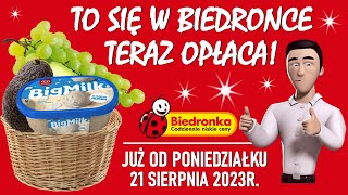 BIEDRONKA  Oferta Promocyjna od Poniedziałku 21082023  To się w Biedronce Teraz Opłaca [upl. by Annayek]